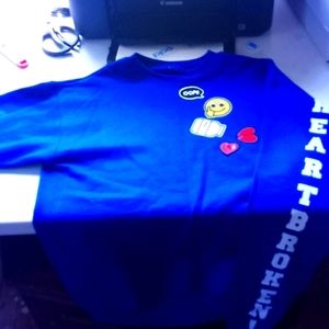 Heart broken sweater